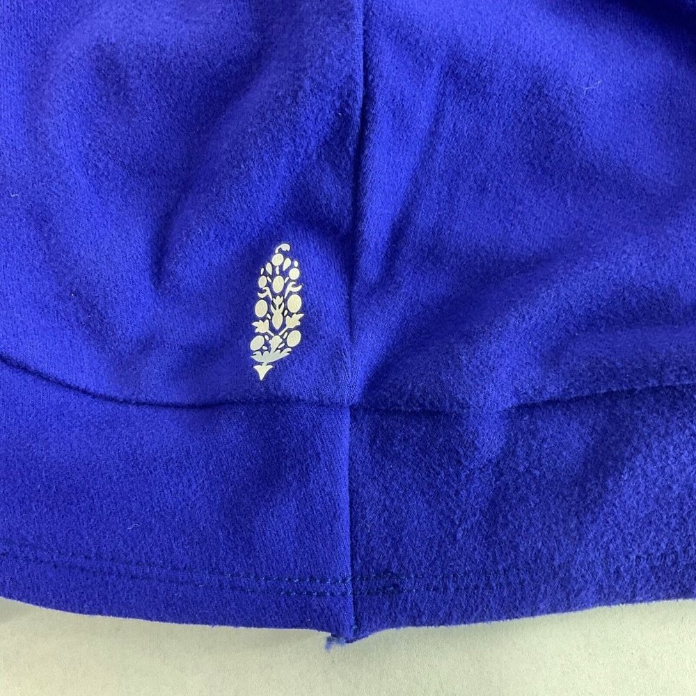 Free People Movement Reveal Sweatshirt Womens Size Medium Blue Oversized $98 Nwt - Picture 6 of 11